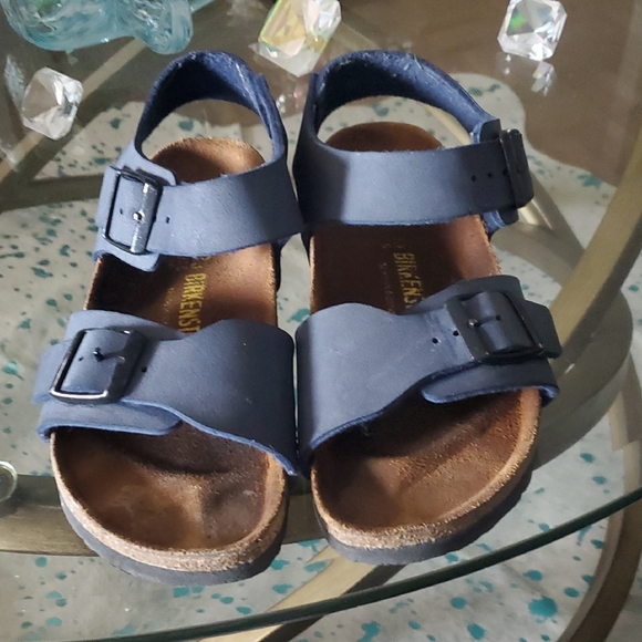 Birkenstock Other - Birkenstock Kids Navy Adjustable Two-Strap Sandals